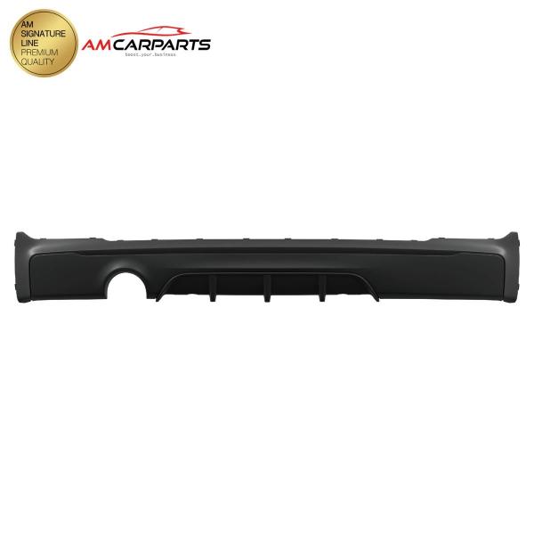 Upgrade Sport Design Heck Diffusor passend für BMW 2er F22 / F23 Coupe / Cabrio 13-21 Matt schwarz