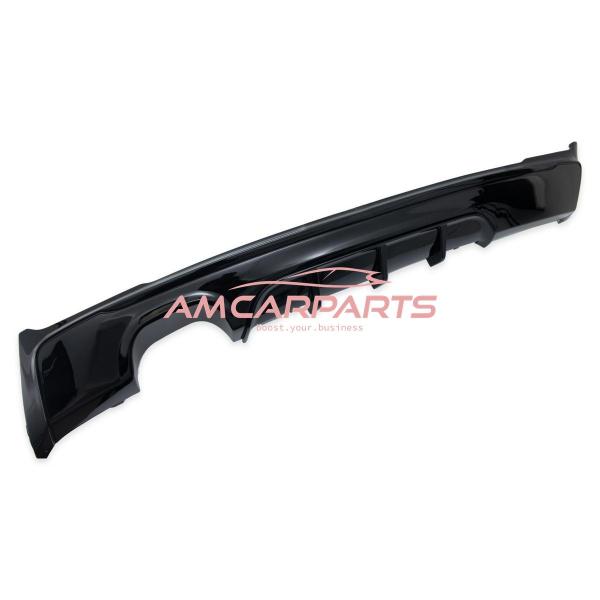 Upgrade Sport Design Heck Diffusor passend für BMW 2er F22 / F23 Coupe / Cabrio 14-21 Hochglanz schwarz