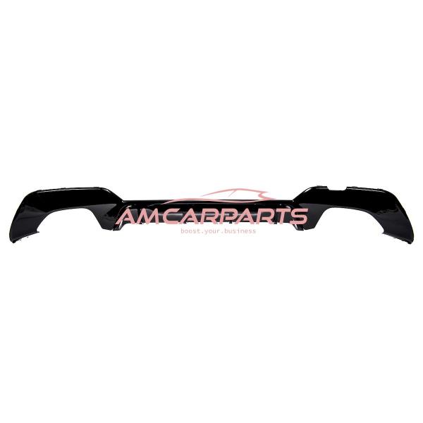 Upgrade Sport Design Heck Diffusor passend für BMW 3er G20 / G21 Limousine / Touring 18+ Hochglanz schwarz