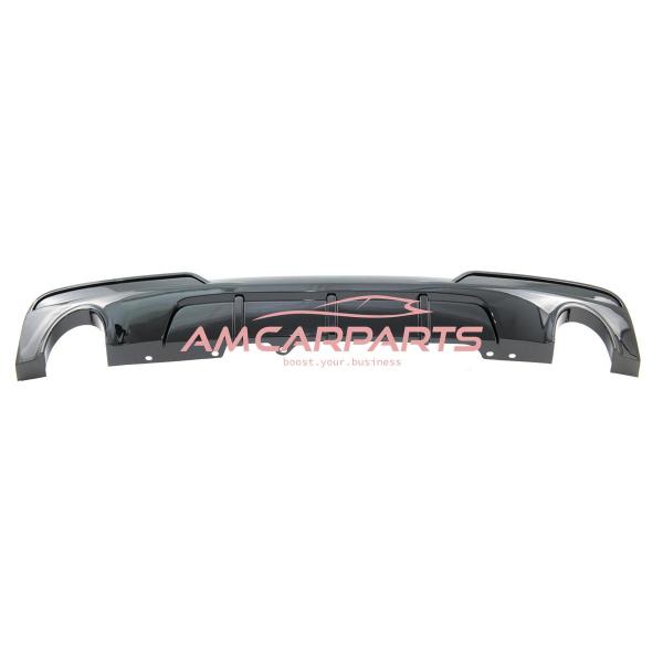 Upgrade Sport Design Heck Diffusor passend für BMW 5er F10 / F11 Limousine / Touring 09-16 Hochglanz schwarz