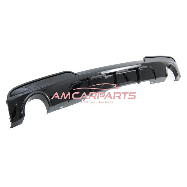 Upgrade Sport Design Heck Diffusor passend für BMW 5er F10 / F11 Limousine / Touring 09-16 Hochglanz schwarz