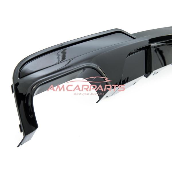 Upgrade Sport Design Heck Diffusor passend für BMW 5er F10 / F11 Limousine / Touring 09-16 Hochglanz schwarz