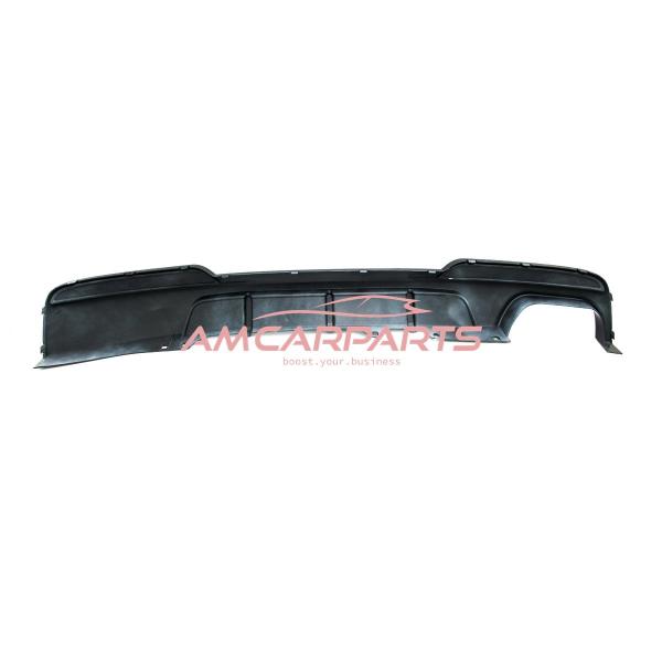 Upgrade Sport Design Heck Diffusor passend für BMW 5er F10 / F11 Limousine / Touring 09-16 Hochglanz schwarz