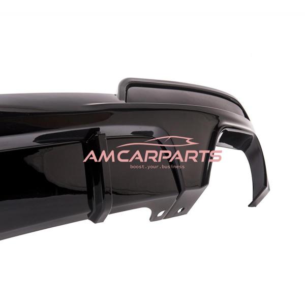 Upgrade Sport Design Heck Diffusor passend für BMW 5er F10 / F11 Limousine / Touring 09-16 Hochglanz schwarz