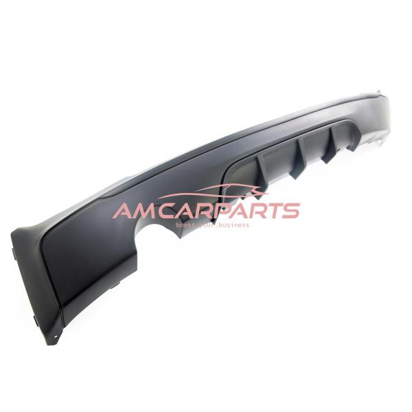 Upgrade Sport Design Heck Diffusor passend für BMW 2er F22 / F23 Coupe / Cabrio 12-19 Matt schwarz
