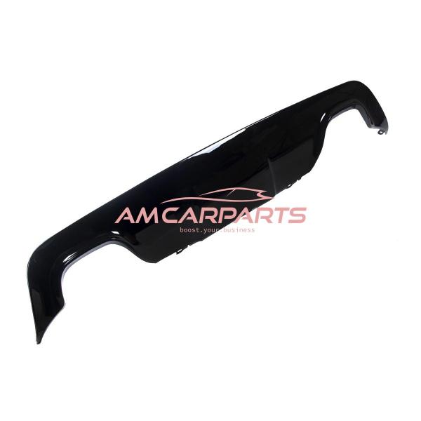 Upgrade Sport Design Heck Diffusor passend für BMW 5er E60 / E61 Limousine / Touring 03-10 Hochglanz schwarz