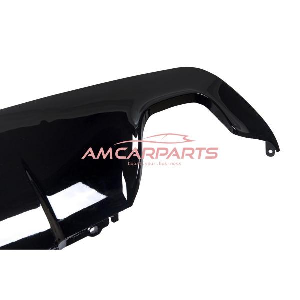 Upgrade Sport Design Heck Diffusor passend für BMW 5er E60 / E61 Limousine / Touring 03-10 Hochglanz schwarz