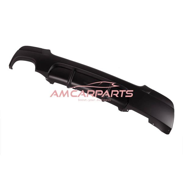 Upgrade Sport Design Heck Diffusor passend für BMW 3er E92 / E93 Coupe / Cabrio 06-13 Matt schwarz