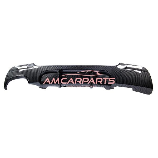 Upgrade Sport Design Heck Diffusor passend für BMW 3er E92 / E93 Coupe / Cabrio 06-13 Carbon-Optik