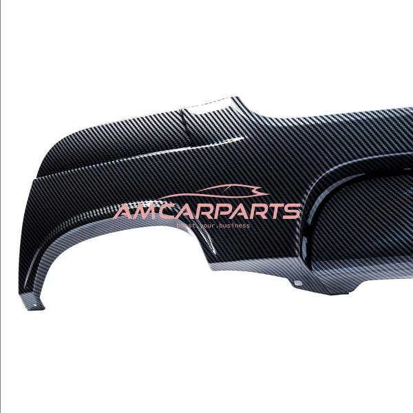 Upgrade Sport Design Heck Diffusor passend für BMW 3er E92 / E93 Coupe / Cabrio 06-13 Carbon-Optik