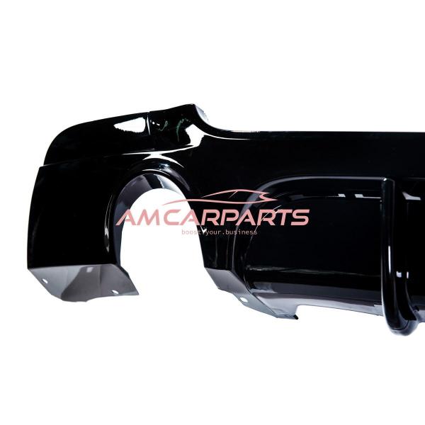 Upgrade Sport Design Heck Diffusor passend für BMW 3er E92 / E93 Coupe / Cabrio 06-13 Hochglanz schwarz