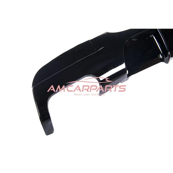 Upgrade Sport Design Heck Diffusor passend für BMW 3er E90 / E91 Limousine / Touring 05-11 Hochglanz schwarz