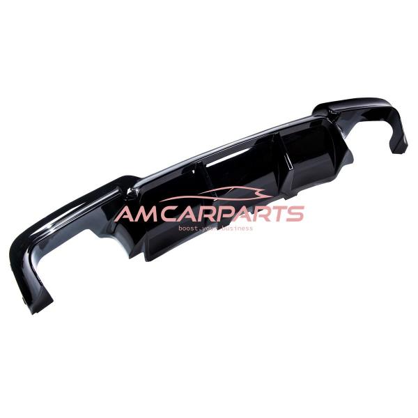 Upgrade Sport Design Heck Diffusor passend für BMW 5er F10 / F11 Limousine / Touring 09-16 Hochglanz schwarz