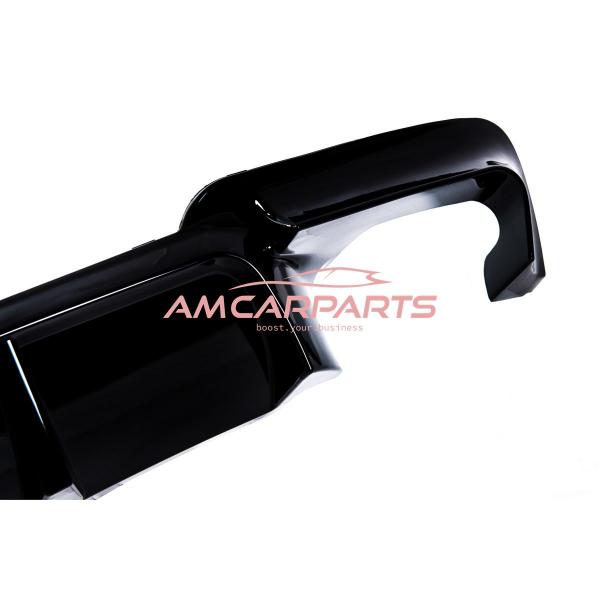 Upgrade Sport Design Heck Diffusor passend für BMW 5er F10 / F11 Limousine / Touring 09-16 Hochglanz schwarz