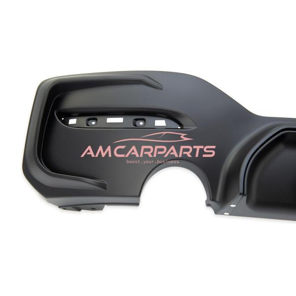 Upgrade Sport Design Heck Diffusor passend für BMW 1er F20 / F21 Facelift 15-19 Matt schwarz