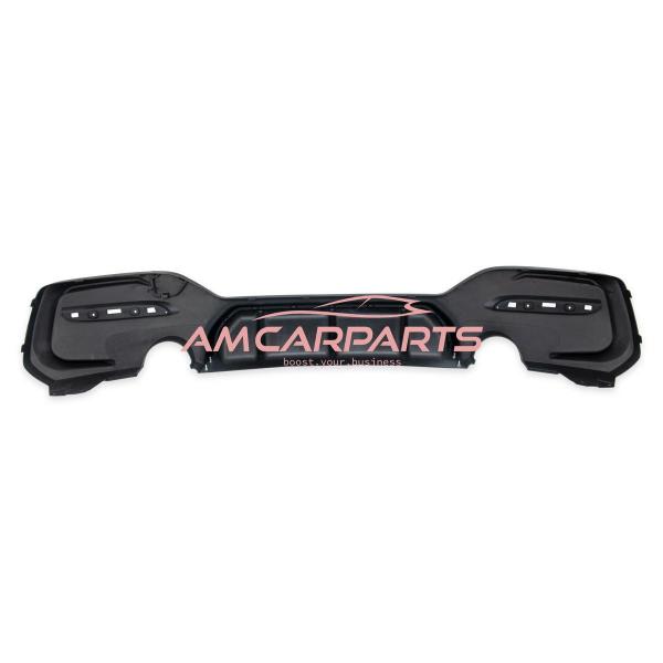 Upgrade Sport Design Heck Diffusor passend für BMW 1er F20 / F21 Facelift 15-19 Matt schwarz