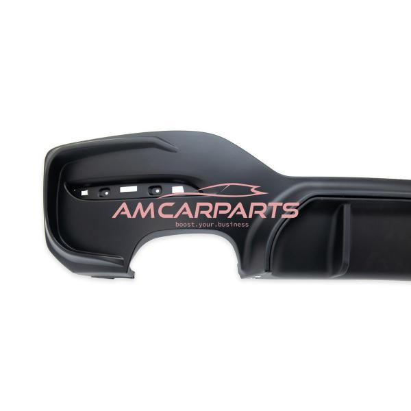 Upgrade Sport Design Heck Diffusor passend für BMW 1er F20 / F21 Facelift 15-19 Matt schwarz