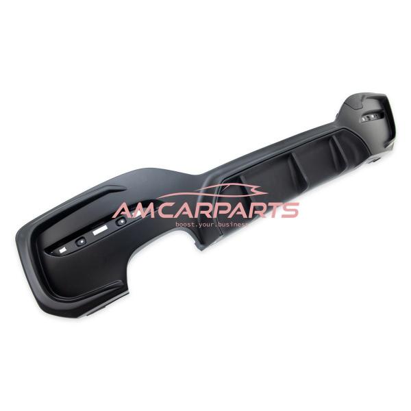 Upgrade Sport Design Heck Diffusor passend für BMW 1er F20 / F21 Facelift 15-19 Matt schwarz