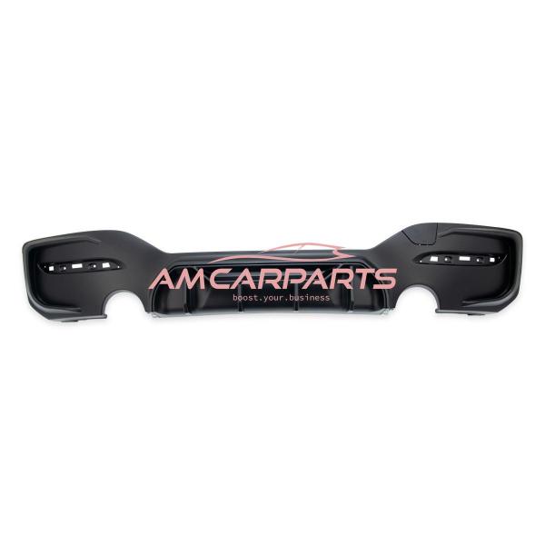 Upgrade Sport Design Heck Diffusor passend für BMW 1er F20 / F21 Facelift 15-19 Matt schwarz