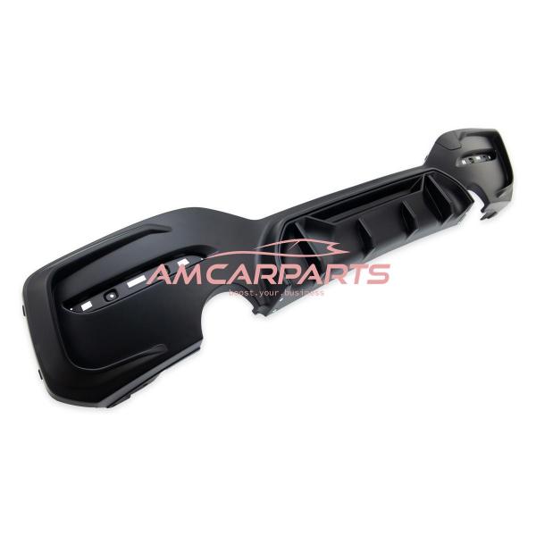 Upgrade Sport Design Heck Diffusor passend für BMW 1er F20 / F21 Facelift 15-19 Matt schwarz