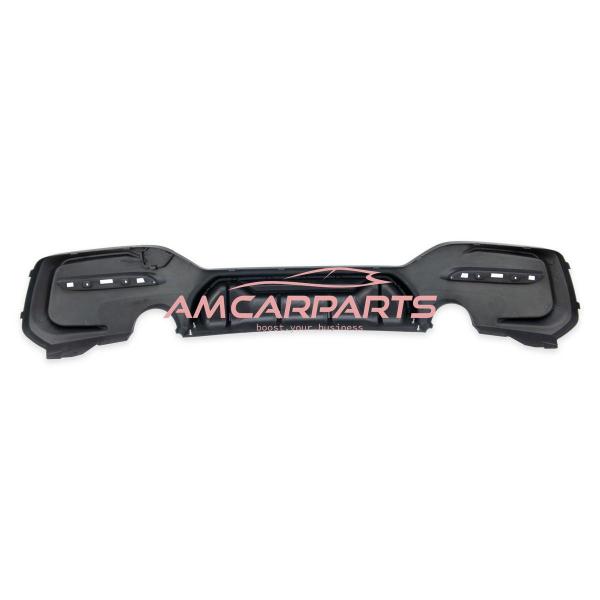 Upgrade Sport Design Heck Diffusor passend für BMW 1er F20 / F21 Facelift 15-19 Matt schwarz