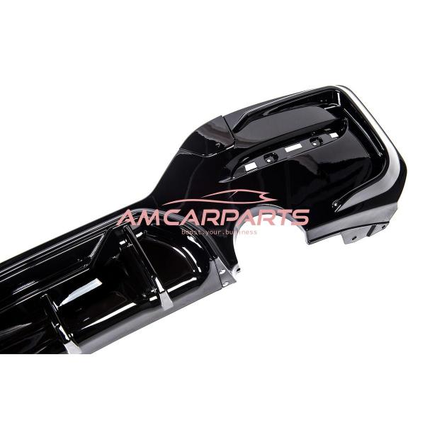 Upgrade Sport Design Heck Diffusor passend für BMW 1er F20 / F21 Facelift 15-19 Hochglanz schwarz