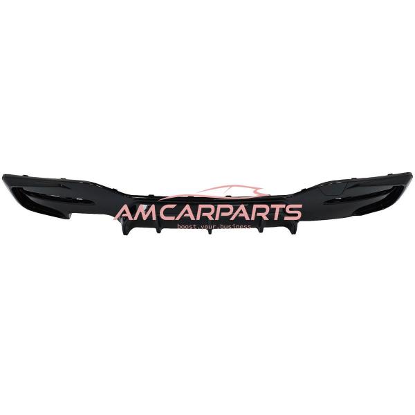 Upgrade Sport Design Heck Diffusor passend für BMW 1er F20 / F21 Facelift 15-19 Hochglanz schwarz