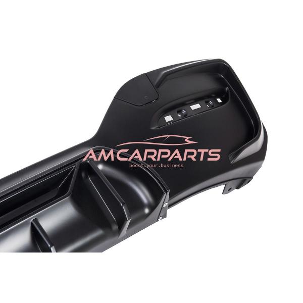 Upgrade Sport Design Heck Diffusor passend für BMW 1er F20 / F21 Facelift 15-19 Matt schwarz