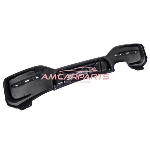 Upgrade Sport Design Heck Diffusor passend für BMW 1er F20 / F21 Facelift 15-19 Matt schwarz