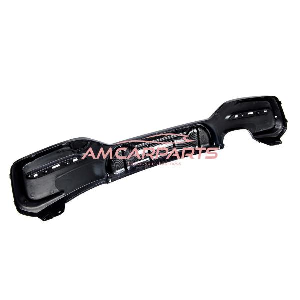 Upgrade Sport Design Heck Diffusor passend für BMW 1er F20 / F21 Facelift 15-19 Carbon-Optik / Hochglanz schwarz