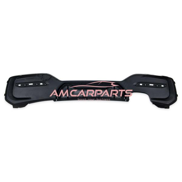 Upgrade Sport Design Heck Diffusor passend für BMW 1er F20 / F21 Facelift 15-19 Hochglanz schwarz