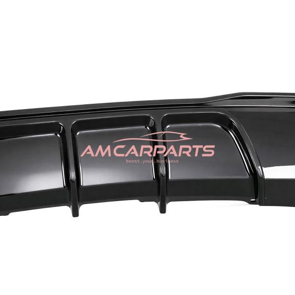 Upgrade Sport Design Heck Diffusor passend für BMW 3er F34 13-20 Hochglanz schwarz