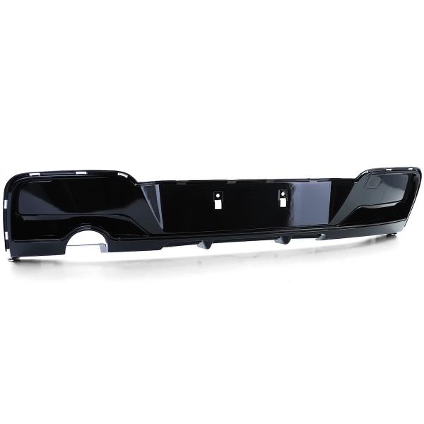 Upgrade Sport Design Heck Diffusor passend für BMW 1er F20 / F21 Vor-Facelift 11-15 Hochglanz schwarz