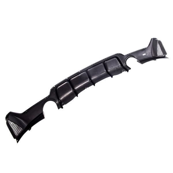 Upgrade Sport Design Heck Diffusor passend für BMW 4er F32 / F33 / F36 Coupe / Cabrio / Gran Coupe 13-20 Hochglanz schwarz