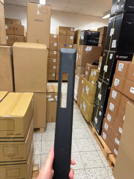 B-Ware  Upgrade Türleisten / Zierleisten Komplettset + Emblem Motorsport für 3er BMW E36 Lim+Touring 90-99 schwarz