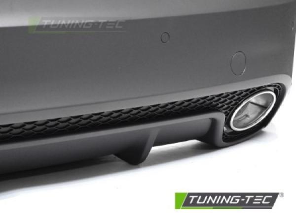 Upgrade Sport Design Heckstoßstange für Audi A5 8T / 8F Facelift 11-16 inkl. Zubehör in Schwarz matt