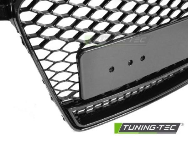 Upgrade Design Sportgrill / Kühlergrill für Audi TT 8J Coupe/Roadster 06-14 Hochglanz schwarz in Wabenoptik