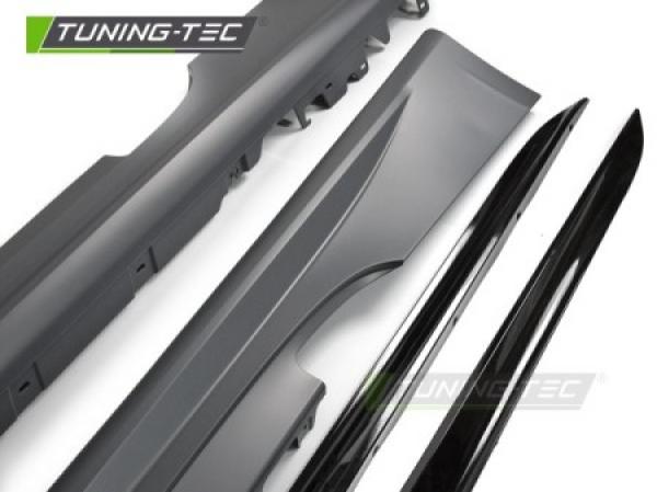 Upgrade Sport Design Seitenschweller Set für BMW 4er G22/G23 Coupe/Cabrio 20+ inkl.Hochglanz-Leisten