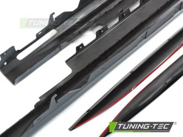 Upgrade Sport Design Seitenschweller Set für BMW 4er G22/G23 Coupe/Cabrio 20+ inkl.Hochglanz-Leisten