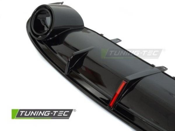Upgrade Design Heck Diffusor für Audi A7 C7 Sportback 10-14 Hochglanz schwarz