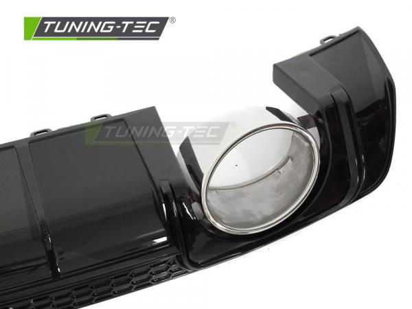 Upgrade Sport Design Heck Diffusor für Audi TT 8S 14-18 Hochglanz schwarz