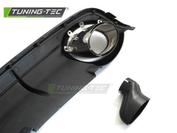 Upgrade Sport Design Heck Diffusor für Audi A6 C6 (4F) / Facelift 04-11 Hochglanz schwarz