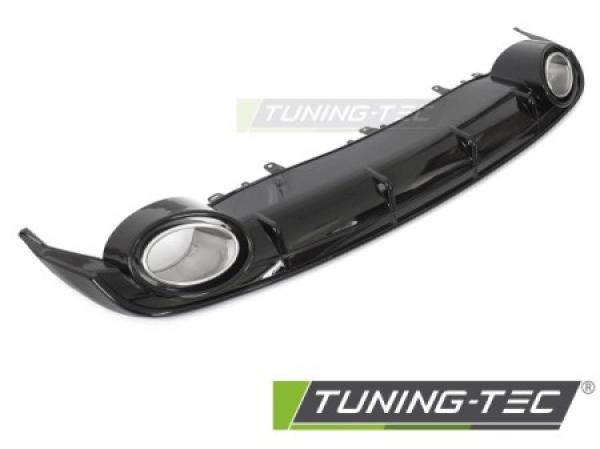 Upgrade Sport Design Heck Diffusor für Audi A6 C7 (4G) Facelift 14-18 Hochglanz schwarz