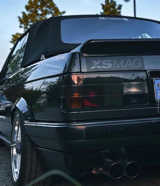 Exklusiv Classic-Sport Design Rückleuchten passend für BMW 3er E30 Facelift Limo, 2-Türer (Coupe), Cabrio, Touring 87-94 schwarz