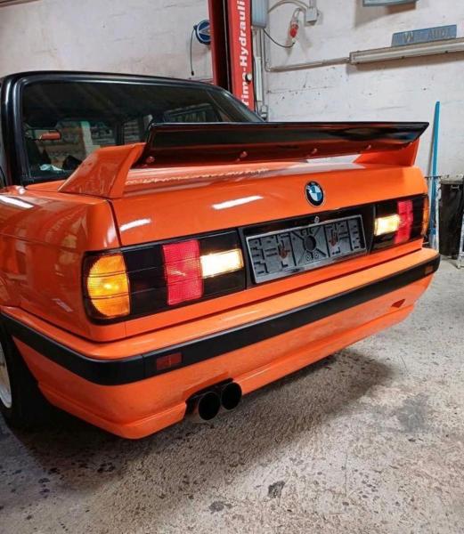 Exklusiv Classic-Sport Design Rückleuchten passend für BMW 3er E30 Facelift Limo, 2-Türer (Coupe), Cabrio, Touring 87-94 schwarz