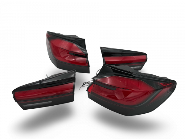 Voll LED Upgrade Design Rückleuchten Set für BMW 5er F11 Touring (Kombi) 10-16 schwarz/rot/rauch dynamisch