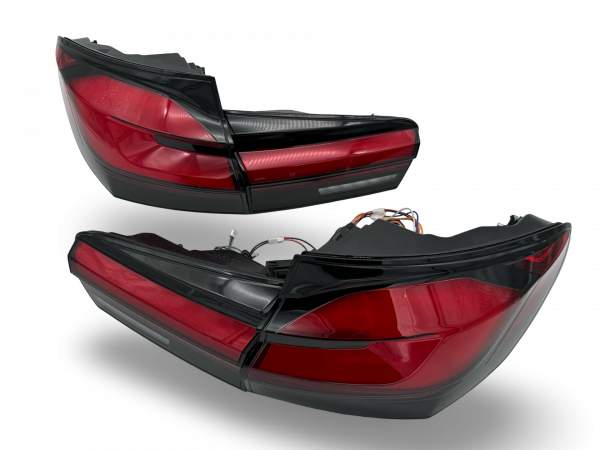 Voll LED Upgrade Design Rückleuchten Set für BMW 5er F11 Touring (Kombi) 10-16 schwarz/rot/rauch dynamisch