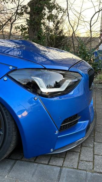 VOLL LED Tagfahrlicht Angel Eyes Scheinwerfer für BMW 1er F20/F21 11-15 schwarz mit dyn. Blinker