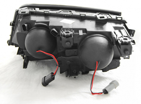 Upgrade Scheinwerfer rechts für BMW 3er E46 Lim./Touring/Coupe/Cabrio 98-01 schwarz