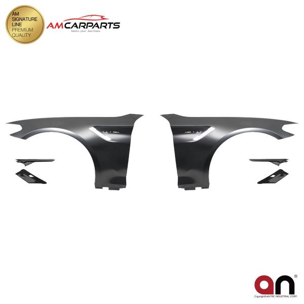 Upgrade Sport Design Kotflügel Set vorn passend für BMW 5er G30 / G31 Limousine / Touring 16+